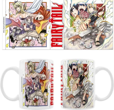 Produktbild von Fairy Tail Keramiktasse Natsu Manga Style