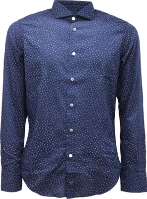 Produktbild von 9019AS camicia uomo BROUBACK man shirt blue