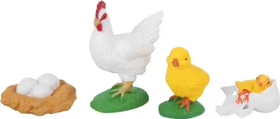 Produktbild von Modell des Hahnenwachstumszyklus, Miniatur-Tiermodell für Kinder, Spielzeug für die frühkindliche Bildung