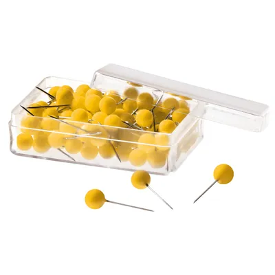 Produktbild von Pinnadel Typ 9012 gelb 100St