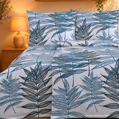 Produktbild von 2-teiliges Bettwäsche-Set, 140 x 220 cm, aus 100% Baumwolle