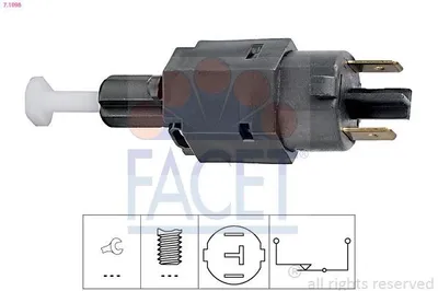 Produktbild von FACET Bremslichtschalter 7.1098 für OPEL Calibra A (C89) mechanisch