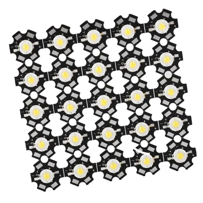 Obrázek produktu pro 25 kusů vysoce výkonných LED bodových světel s integrovaným čipem, teplá bílá (3000–3200 K)