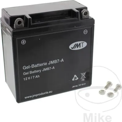 Immagine prodotto di Batteria JMT Gel YB7-A 12 V 7 Ah 95 A per Kreidler Enduro 125 DD