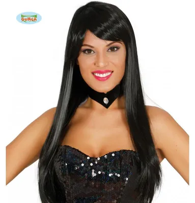 Produktbild von schwarze y Langhaar Perücke für Damen