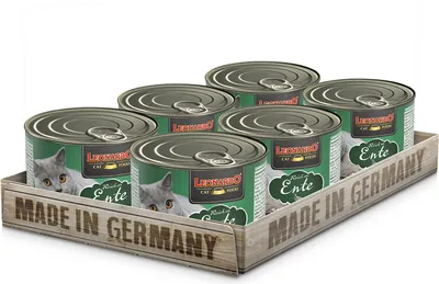 Produktbild von Leonardo Cat Food LEONARDO Reich an Ente, Adult, Ente, 200 g, Ohne Soja, Ohne künstliche Farbstoffe