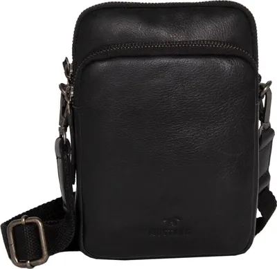 Produktbild von MUSTANG Leder Umhängetasche Perth Shoulderbag Black schwarz