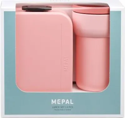 Produktbild von Mepal - Promotion-Set Lunch + Kaffee (Lunchbox + Reisebecher) - Nordic pink