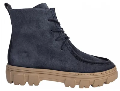 Produktbild von Paul Green Veloursleder Stiefelette Blau in Gr. 36.5