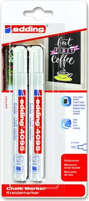 Produktbild von EDDING 2 4095 Kreidemarker weiß 4-4095-2-1049