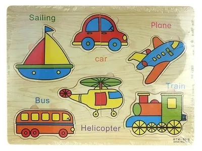 Produktbild von Holzpuzzle „Fahrzeuge“ – ADAR