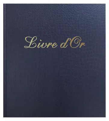 Produktbild von Gästebuch 70Bl 21x19 Prestige blau
