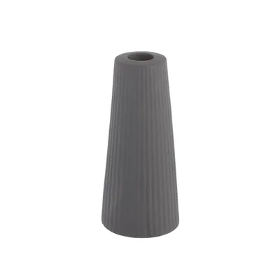 Immagine prodotto di Portacandele LINGHED S in Vetroceramica grigio scuro | Ø 6x15cm