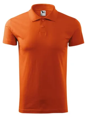 Image de Malfini - Polo pour homme, jersey simple PP9653 (L) (orange)