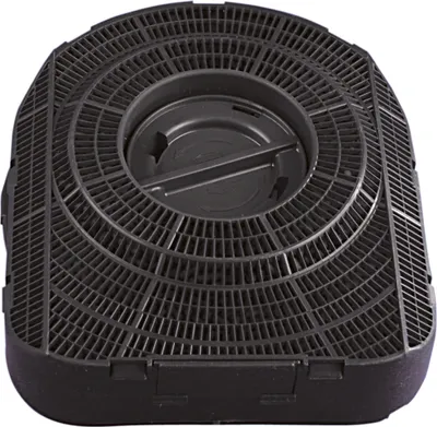 A black carbon filter for a kitchen hood.