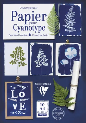 Produktbild von Clairefontaine 10 Blätter für Cyanotypie 5x - 95861C