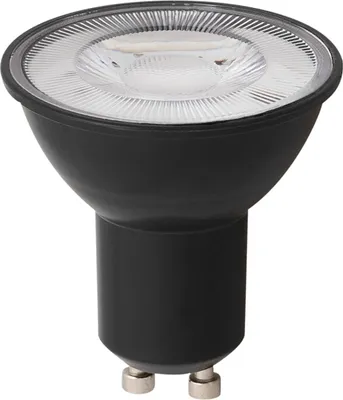 Zdjęcie produktu dla Żarówka LED GU10 Czarna 4,5W = 50W 350lm 4000K Neutralna 36° OSRAM Value