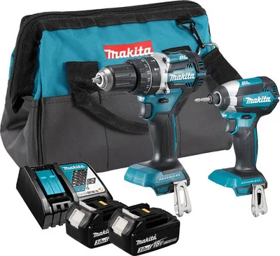 Produktbild von Pack 2 Werkzeuge 18V (2x3,0 Ah) (DHP484Z + DTD153Z) - MAKITA DLX2180S