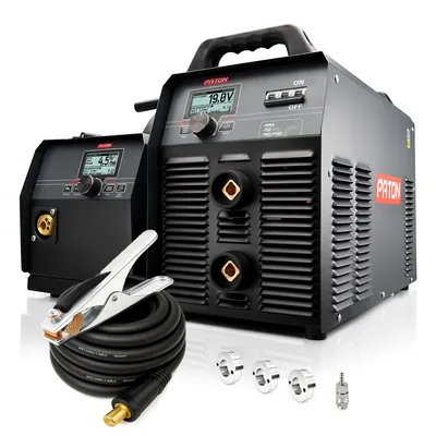 Produktbild von PATON ProMIG-500-15-4-400V (WAM)  MIG-Schweißgerät 3-in-1, 15-4 – Industrie-Kit mit 4-Rollen-Drahtvorschub, MIG-Brenner und Inverter – MIG/MAG