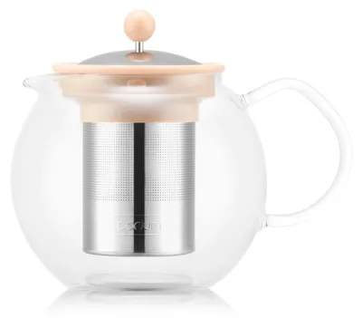 Image de Théière à piston 1l beige rosé - Bodum - 1801-838-16 - assam