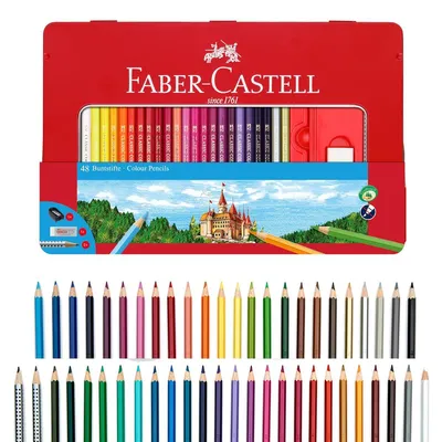 Produktbild von FABER-CASTELL Buntstift hexagonal 36er-Metalletui