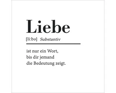 Produktbild von Glasbild Liebe GLA2295 50x50 cm