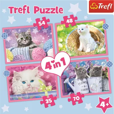 Produktbild von Trefl 34396, 70 Stück(e), Tiere, 4 Jahr(e)