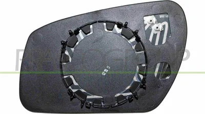 Produktbild von PRASCO Spiegelglas Außenspiegel Rechts für FORD Fiesta Mk5 Schrägheck (JH1, JD1, JH3, JD3) Beheizbar Konvex FD3427513