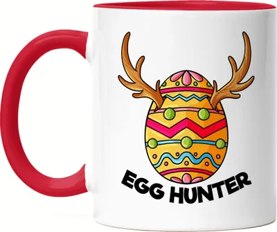 Produktbild von Egg Hunter Tasse Rot Osterei Ostern Geschenk Ostergeschenk Oster