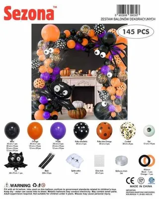 Zdjęcie produktu dla Balony Halloween 50szt