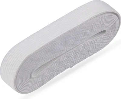 Produktbild von Gummiband 1,5cm x 2,5m Weiß – elastisch, reißfest, weich, hochwertiges Material 88% Elastodien 12% Polyester, Näh- und Bastelprojekte, DIY Kleidung