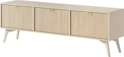 Produktbild von TV Lowboard TV-Tisch Kommode WILD 01 beige / scandi