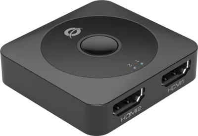 Produktbild von Conceptronic SELENE01B Bidirektionaler HDMI 2.0 Umschalter mit 2 Anschlüssen, 4K60Hz