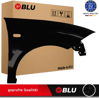 Zdjęcie produktu dla BLU Błotnik pasujący do Seat Altea 5P1/5P5 LZ9Y Prawy Czarny PhantomSchwarz | 2004-2015 | Przedni Przód | Lakierowany | Gotowy do montażu | Stal