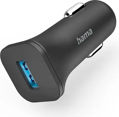 Produktbild von Auto-Ladegerät, USB-A, 6 W, Schwarz (00201634)