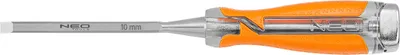 Produktbild von NEO TOOLS Holzmeißel, Klingenbreite 10-32 mm, Klinge aus CrV-Stahl, Zwei-Material-Griff, Schlagverstärkung, Meißel (10 mm)