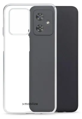 Zdjęcie produktu dla Mobilize Gelly Case – przezroczyste etui na telefon Motorola Moto G54 z elastycznym tylnym panelem z TPU – przezroczyste
