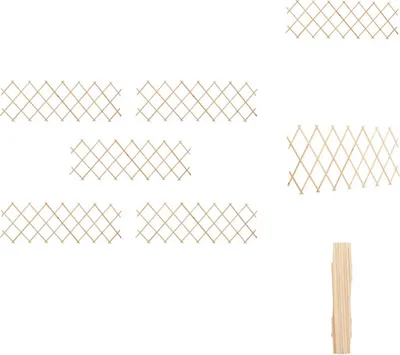 Produktbild von vidaXL Scherenzaun 5 Stk. Tannenholz 180x60 cm -  Zaunfelder