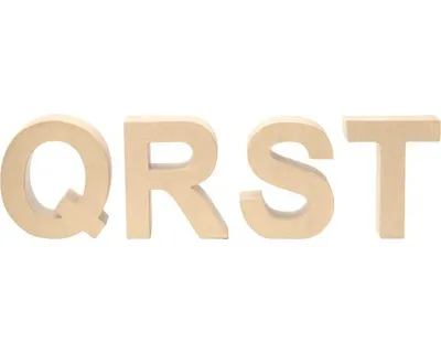 Produktbild von Glorex Papp-Buchstabe Q 17,5 x 5,5 cm