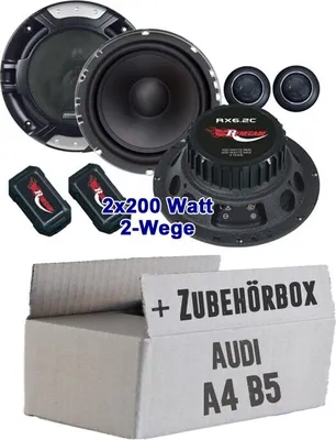 Produktbild von Audi A4 B5 Avant - Lautsprecher - Renegade RX 6.2c - 16,5cm Einbauset