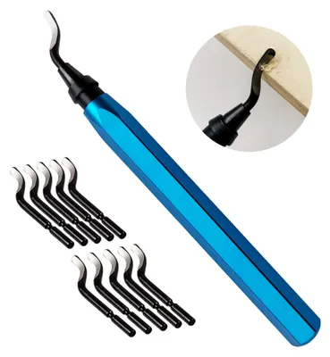 Produktbild von Metall Entgrater mit 10 Klingen und drehbarem Griff für die Gratentfernung