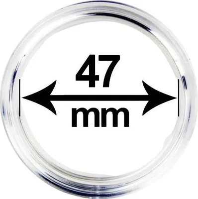 Obrázek produktu pro Kapsle (pouzdro) na mince, vnitřní průměr 47 mm