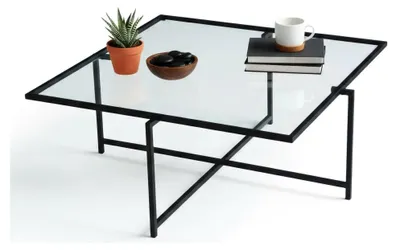 Produktbild von Mascate - Couchtisch, 85x85x35 cm, Schwarz, Anlaufschutz