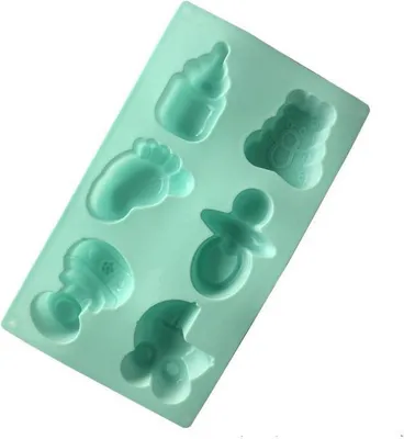 Imagen del producto de Go Go Gadget – Moldes de silicona para fiestas de bebés – 6 unidades – Moldes para pasteles/turbantes/moldes para pasteles