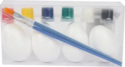 Immagine prodotto di Set per decorare le uova di Pasqua con colori pastello - 4 pezzi