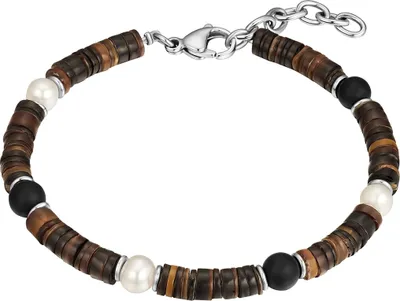 Produktbild von True Rebels Perlen-Armband Achat 50060138