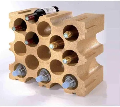 Produktbild von Weinregal für 12 Flaschen, Schaumstoff, Keller