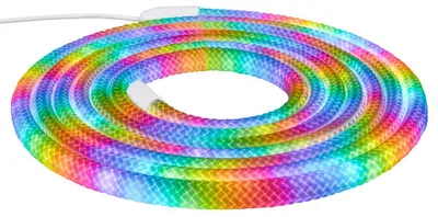 Produktbild von LED Stripe 5m 360 Grad Neon LED Streifen Rund RGBIC Farbwechsel Musiksensor