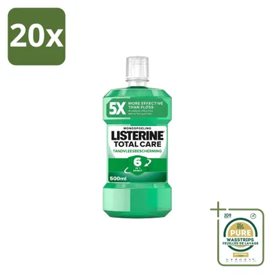 Produktbild von 20 x Listerine Total Care Mundspülung Zahnfleischschutz - 500 ml - Vorratspackung - 20 Stücke