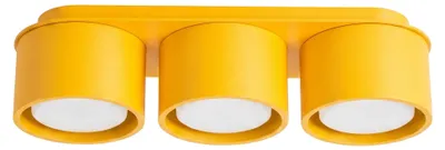Zdjęcie produktu dla Plafon MODO 3 żółty Gx53 3xGx53 10W aluminium 8.2x10.4x32.4cm Sollux Lighting